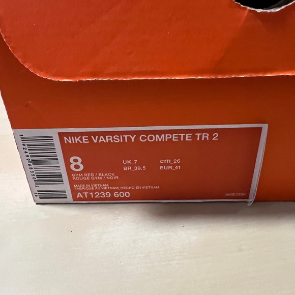 Men’s Size 8 Nike Running Shoes Red - Picture 6 of 6